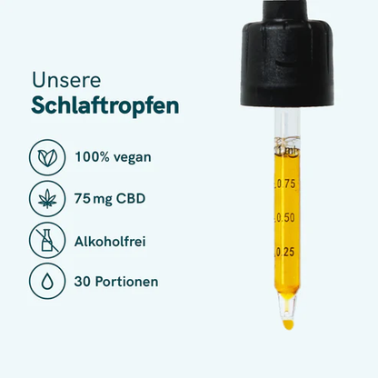 CBD Schlaftropfen mit Melatonin