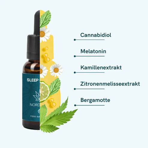 CBD Schlaftropfen mit Melatonin