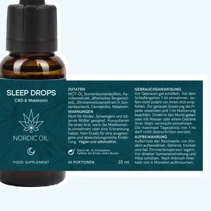 CBD Schlaftropfen mit Melatonin