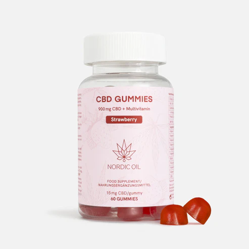 CBD Fruchtgummis (900mg) Erdbeere